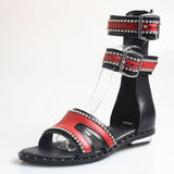 PROVA PERFETTO HUFFO WOFO OPEN TOE HIGH TOP ROMAN SANDALS - boopdo