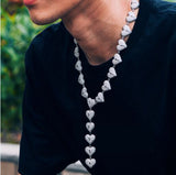 HISPTER SAVAGE HEARTBREAK LOVE CONNECTION NECKLACE - boopdo