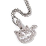 TUG WILLIA CARTOON LITTLE DEVIL CHAIN COPPER NECKLACE - boopdo