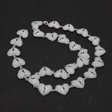 HISPTER SAVAGE HEARTBREAK LOVE CONNECTION NECKLACE - boopdo