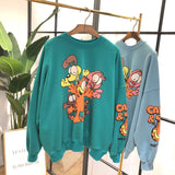 SIMDA GARFIELD OVERSIZED SWEATSHIRT - boopdo