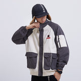 POLAZO BEEDEE HIGH NECK CASUAL STREET WEAR CASUAL WINDBREAKER JACKET - boopdo
