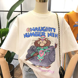 SIMDA NAUGHTY NUMBER NINE PRINT T SHIRT - boopdo