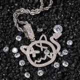 TUG WILLIA CARTOON LITTLE DEVIL CHAIN COPPER NECKLACE - boopdo