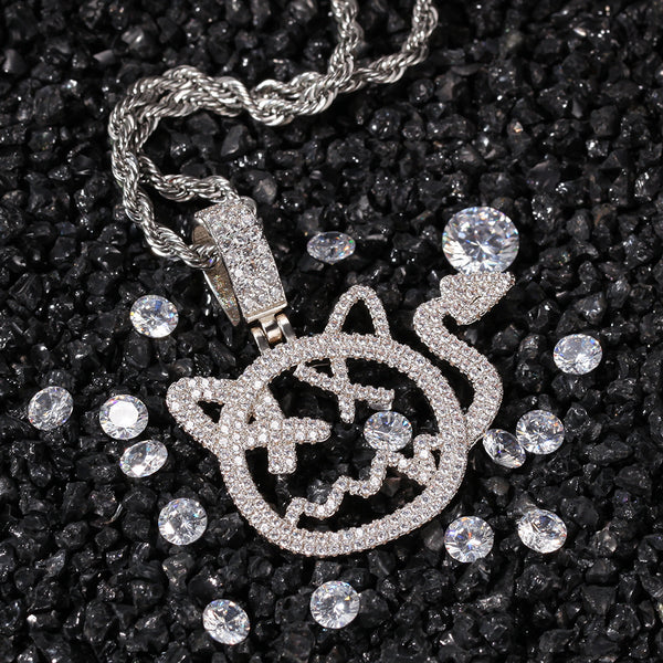 TUG WILLIA CARTOON LITTLE DEVIL CHAIN COPPER NECKLACE - boopdo