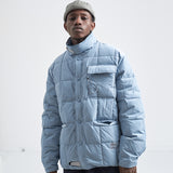 STONE SINN HE ON THE EDGE SOMEDNE DESIGN HIGH NECK DOWN JACKET - boopdo