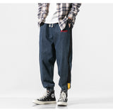 DINOLA YINKU HOUSE CHIPAI WASHED DENIM JEAN JOGGER PANTS - boopdo