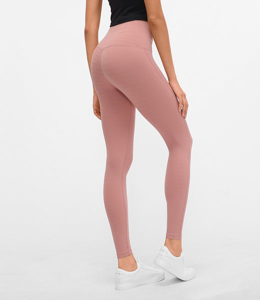 LULU YOGA STYLE SPORTSWEAR HIGH WAIST ELASTIC FITNESS LEGGINGS - boopdo