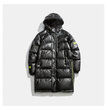 THE LEMEX ARTPOR DIGINA OVER THE KNEE THICK DOWN JACKET WITH HOODIE - boopdo