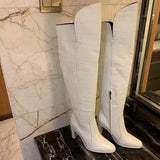 ZOPLULA MAX MILAN FASHION STYLE OVER THE KNEE SEXY LEATHER BOOTS - boopdo