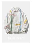 DAVIL RAY AYWTER COACH SPORT CASUAL UNISEX JACKET IN WHITE - boopdo