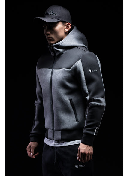 MONSTER GUARDIANS ZIP THROUGH HOODED TRACK JACKET - boopdo