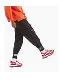 YOPPO EVOLUA MULTI POCKET TAPERED SWEATPANTS IN BLACK - boopdo