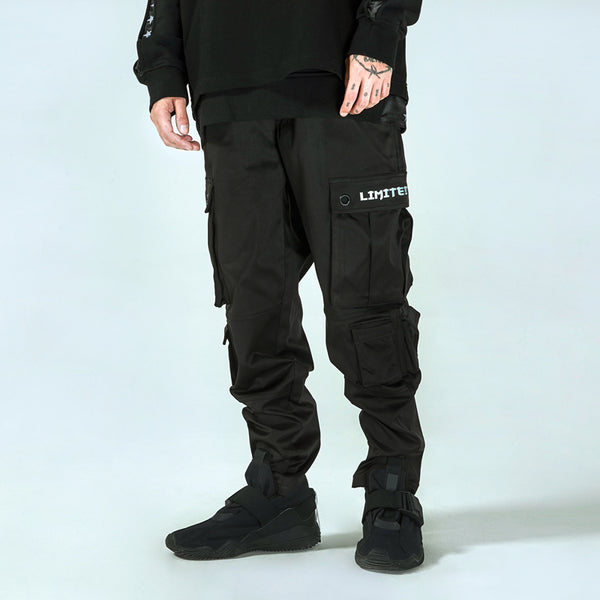 TOGETHER LIMITED ANDES MARTIN CASUAL SWEATPANTS IN BLACK - boopdo