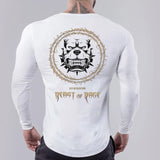 MUSCLE WOLF KING RANGER MENSWEAR FITNESS LONG SLEEVED T SHIRTS - boopdo