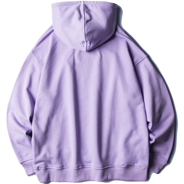 SELFIZA FLAME EYE FACE PRINT PULLOVER HOODIE WITH KANGAROO POCKET - boopdo