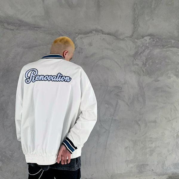 JERMO RHYMONSTER RENOVATION OLD SCHOOL BASEBALL JACKETS - boopdo