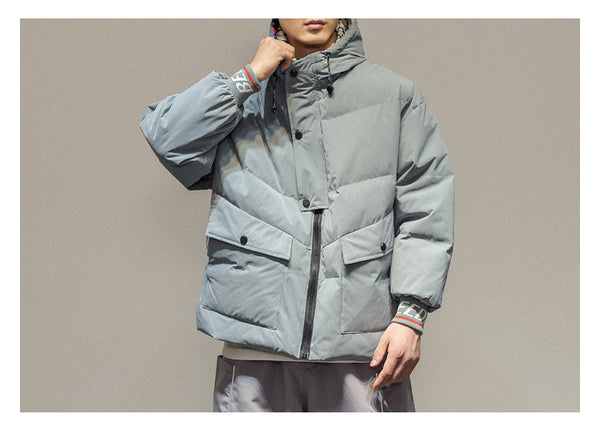 NOIVAS PENDOVA STREET CLOTHING STYLE HOODED JACKET - boopdo