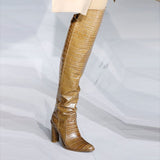 ZOPLULA MAX MILAN FASHION STYLE OVER THE KNEE SEXY LEATHER BOOTS - boopdo