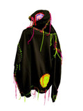 HEIDY WITCHO PATCHWORK FACES URBAN STYLE UNISEX HOODIE SWEATSHIRTS - boopdo