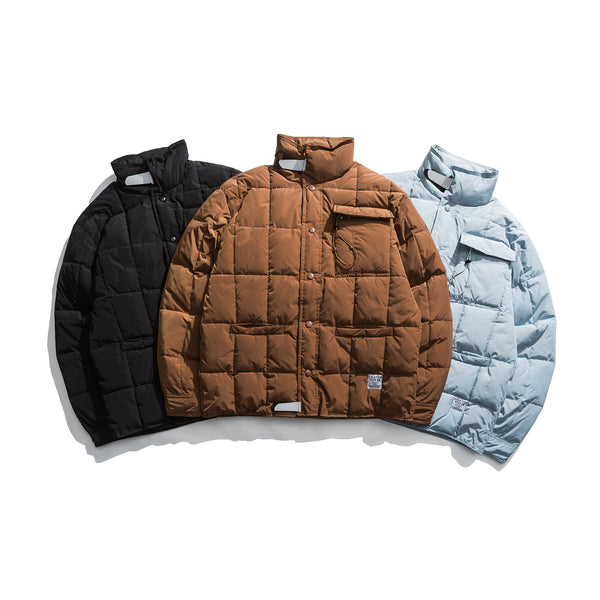 STONE SINN HE ON THE EDGE SOMEDNE DESIGN HIGH NECK DOWN JACKET - boopdo
