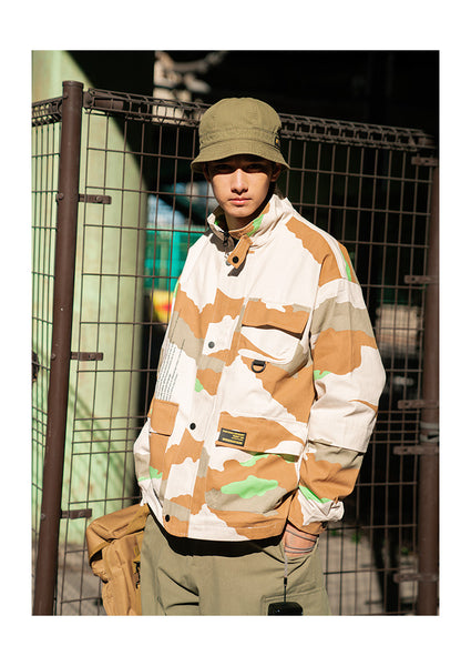POLAZO BEEDEE HIGH NECK CASUAL STREET WEAR CASUAL WINDBREAKER JACKET - boopdo