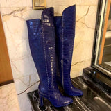 ZOPLULA MAX MILAN FASHION STYLE OVER THE KNEE SEXY LEATHER BOOTS - boopdo