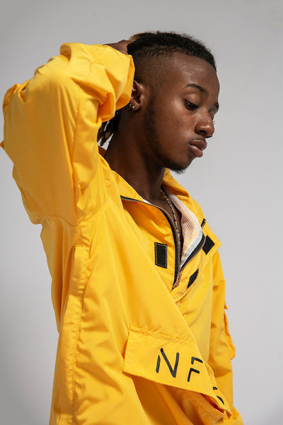 NFWYS ANDES ZACPUN HIGH NECK UNISEX WINDBREAKER - boopdo
