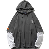 ALPOLZA STORT ROYD GRAFFITI TWO PIECE PULLOVER HOODIE - boopdo