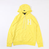 SKATEBOARD LEAGUE BOX LOGO STRIPED HOODIE PULLOVER WITH HOODIE - boopdo