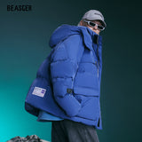 BEASTER HYPE BEAST WESTERN STYLE DUCK DOWN HOODED JACKET - boopdo