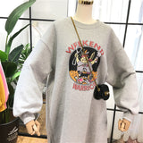 SIMDA SWEATSHIRT WITH GRAPHIC PRINT - boopdo