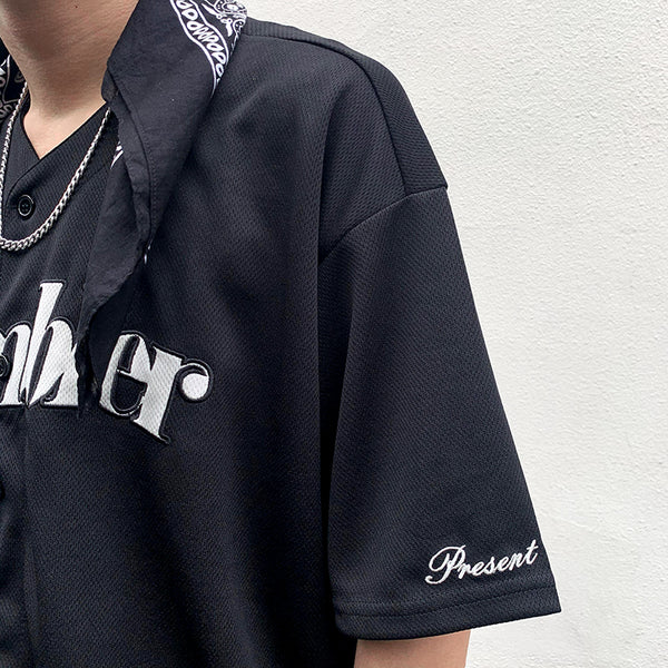 EVIL DOOR GAMBLER BASEBALL COACH SHORT SLEEVED JERSEY T SHIRT - boopdo