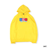 ZACPOC ACADEMIA COLOR BLOCK KANJI HOODIE PULLOVER WITH GRAPHIC CHEST - boopdo
