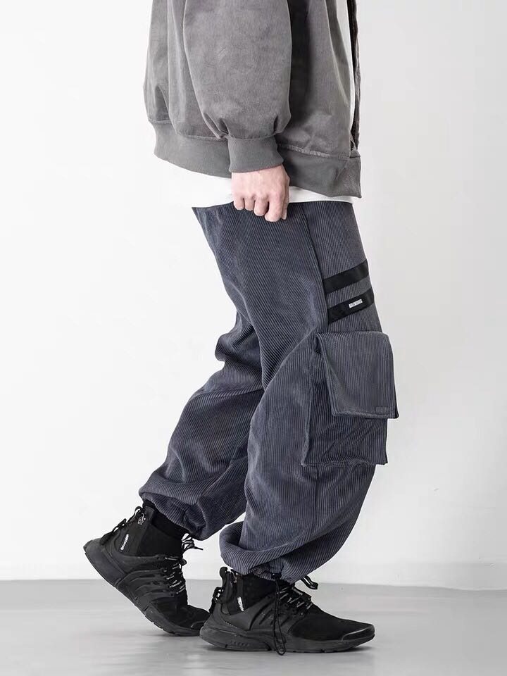 Amazon.com: DIOTSR Men's Jogger Pants Hip Hop Punk Pants Harem Track Pants  Streetwear Techwear Sweatpants Multi-Pockets (Black, X-Small) : Clothing,  Shoes & Jewelry