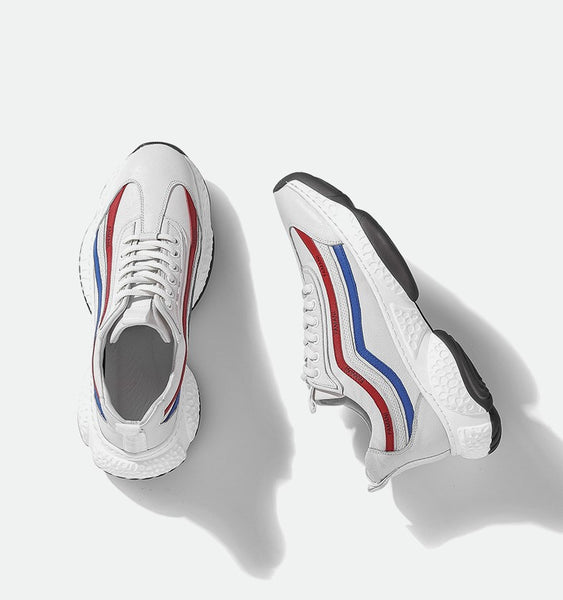FAMAN MULTI 3 STRIPE TRAINERS - boopdo