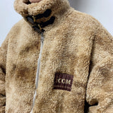 COMU GANJA KOREAN URBAN STYLE WOOLEN THICK JACKET - boopdo