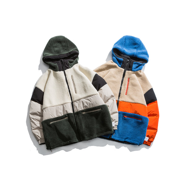 SHOTE SINN HE ON THE EDGE REVERSIBLE COTTON HOODED JACKET - boopdo