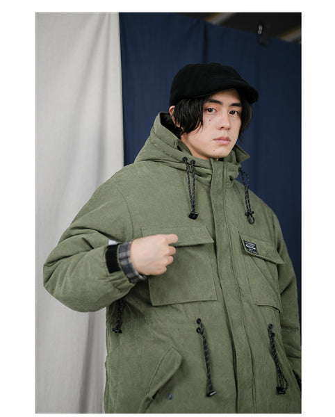 SWAGGER BOTTERA OCASIO URBAN STYLE MID LENGTH HOODED JACKET - boopdo