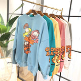 SIMDA GARFIELD OVERSIZED SWEATSHIRT - boopdo