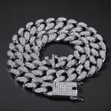 ZACK DONNA AUSTRIAN RHINESTONE CUBAN HIP HOP RAP CHAIN - boopdo