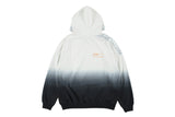 THE PLEXI TIE DYED HIPSTER PULLOVER HOODIE IN WHITE BLACK - boopdo