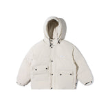 IVORY SWAGGER WOSHIHEC MULTI POCKET STREET CLOTHING HOODED JACKET - boopdo
