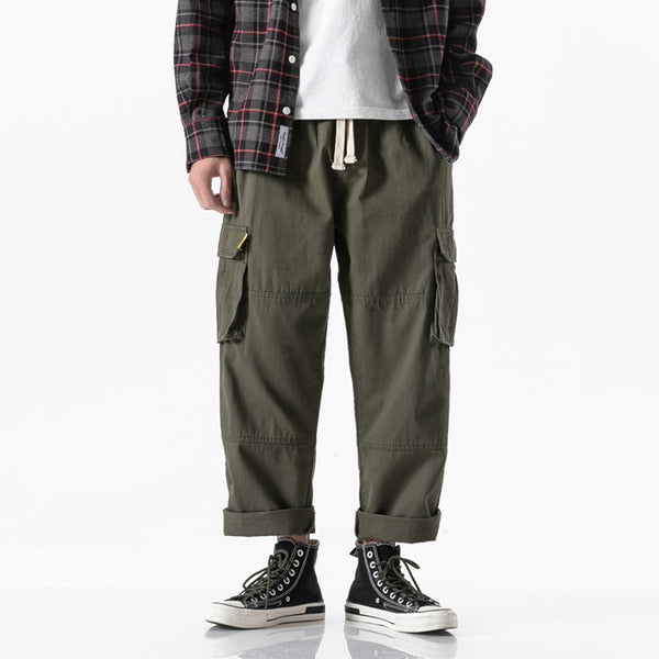 FICO CALIROO JAPANESE STYLE CARGO PANTS - boopdo