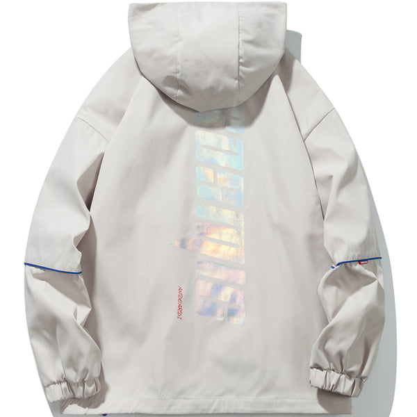 COSMICA TRENCH HOLISTIC OUTDOOR WINDBREAKER HOODED COAT - boopdo