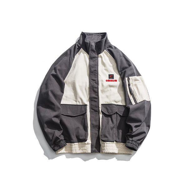 POLAZO BEEDEE HIGH NECK CASUAL STREET WEAR CASUAL WINDBREAKER JACKET - boopdo