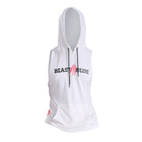 IRON LIFE ATHLETICS SPORTSWEAR FITNESS TANK TOP T SHIRT IN WHITE - boopdo