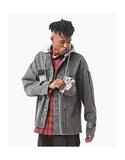 ZEPZU FERGO BEEDOO DETACHABLE HOODED DENIM JEAN JACKET - boopdo
