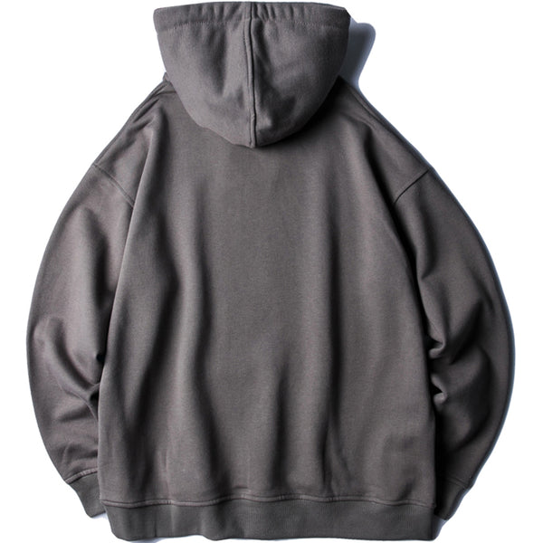 SELFIZA FLAME EYE FACE PRINT PULLOVER HOODIE WITH KANGAROO POCKET - boopdo