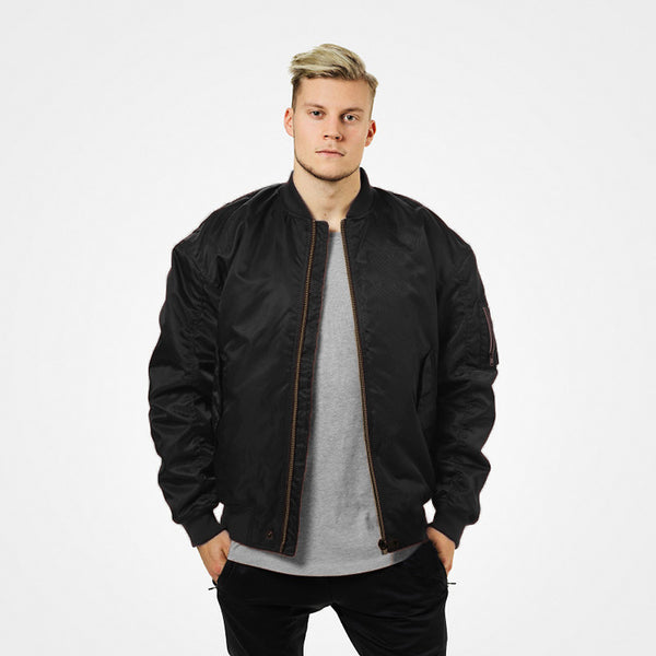 THE GYM ICON OUTDOOR STYLE AIR FORCE BOMBER JACKET - boopdo